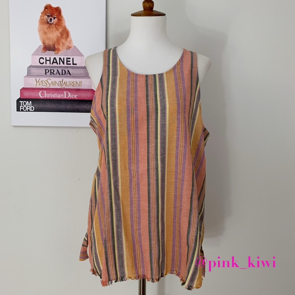 Anthropologie Drew Striped Tank